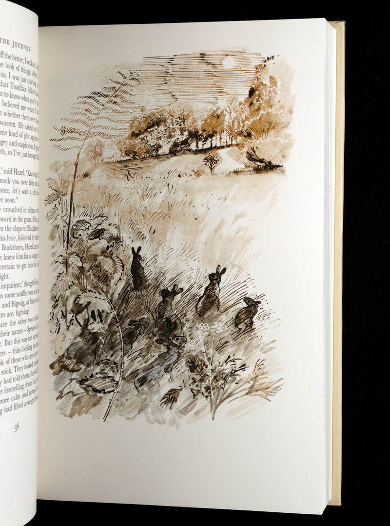 1976 Rare First Illustrated Edition - Watership Down Signed by John Lawrence