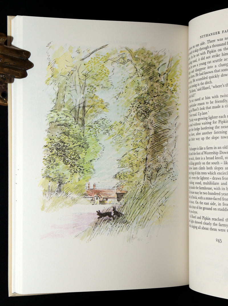 1976 Rare First Illustrated Edition - Watership Down Signed by John Lawrence