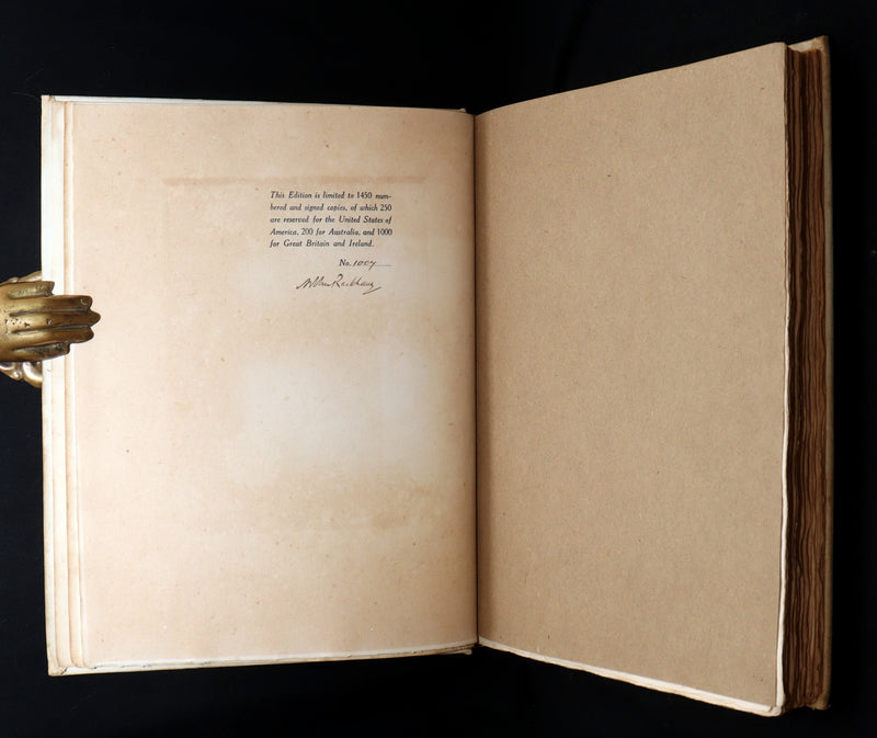 1912 Rare First Signed Edition #1004 - Æsop Fables Illustrated by Arthur Rackham