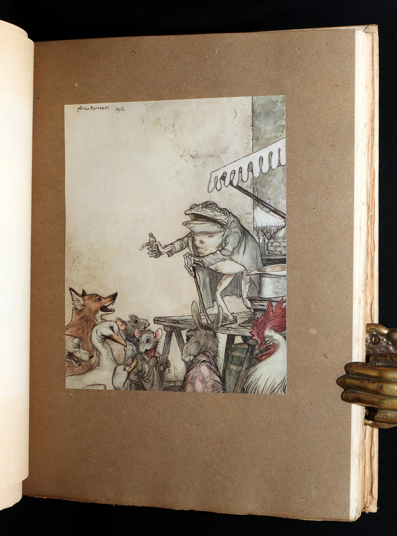 1912 Rare First Signed Edition #1004 - Æsop Fables Illustrated by Arthur Rackham