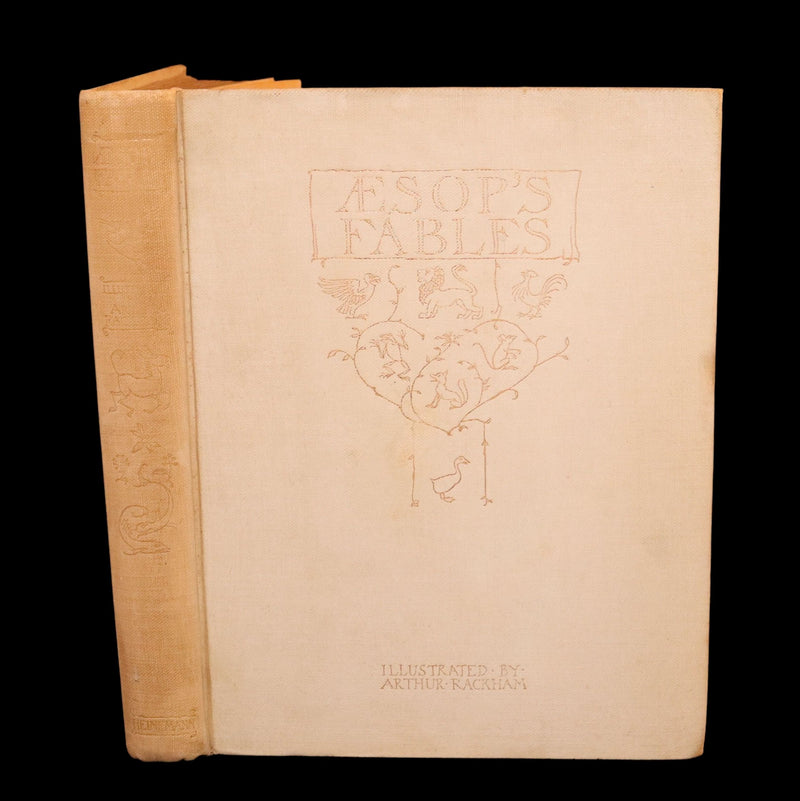 1912 Rare First Signed Edition #1004 - Æsop Fables Illustrated by Arthur Rackham