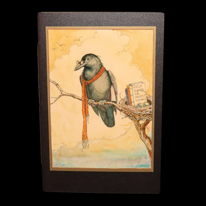 2018 Scarce Triptych - Splendid Crow Field Guide to Decent Humans by van Sandwyk
