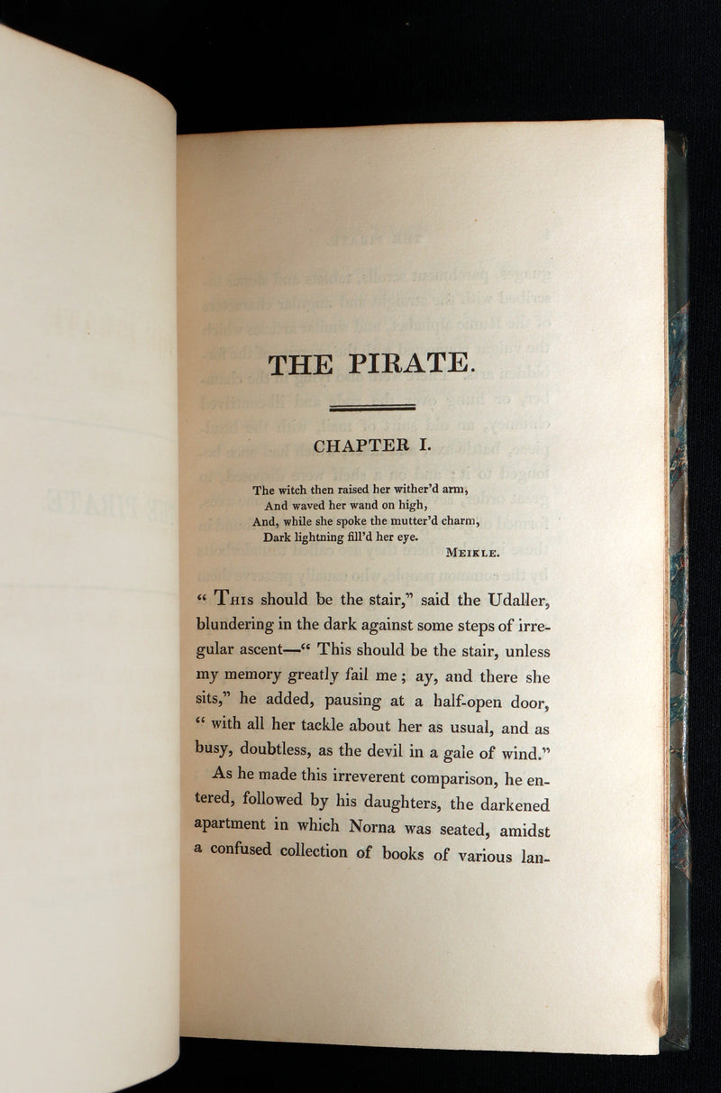 1822 Rare First Edition Book set - The Pirate by Sir Walter Scott