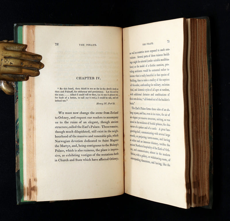 1822 Rare First Edition Book set - The Pirate by Sir Walter Scott