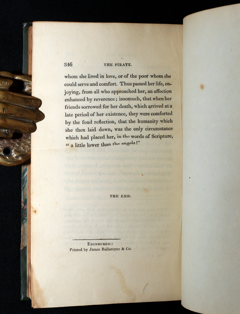 1822 Rare First Edition Book set - The Pirate by Sir Walter Scott