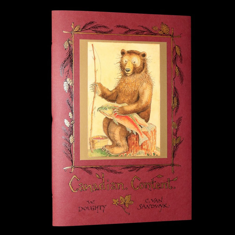 2009 Rare Signed Book - Canadian Content illustrated by Charles van Sandwyk