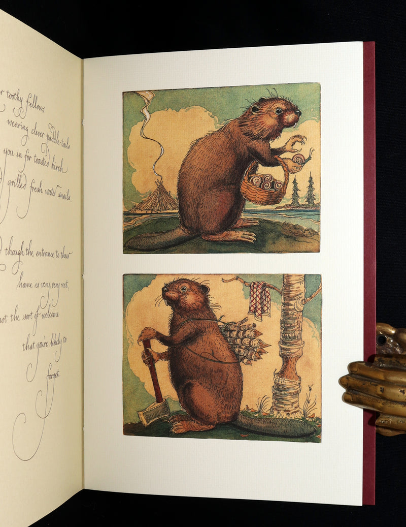 2009 Rare Signed Book - Canadian Content illustrated by Charles van Sandwyk