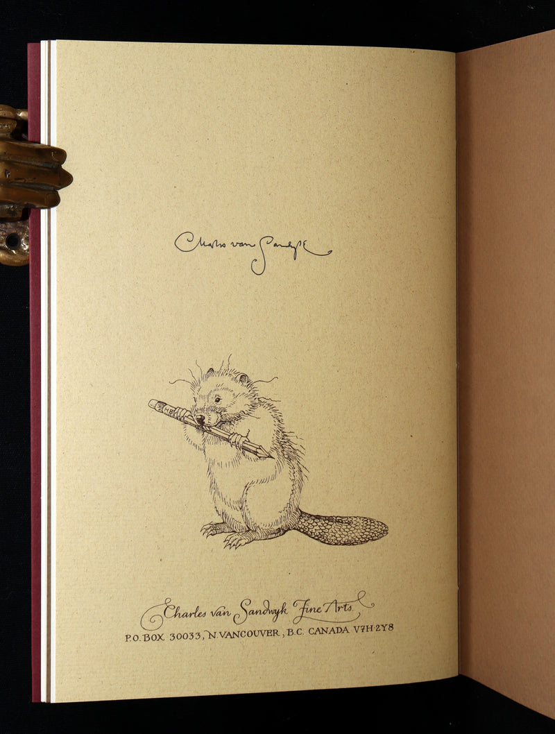 2009 Rare Signed Book - Canadian Content illustrated by Charles van Sandwyk