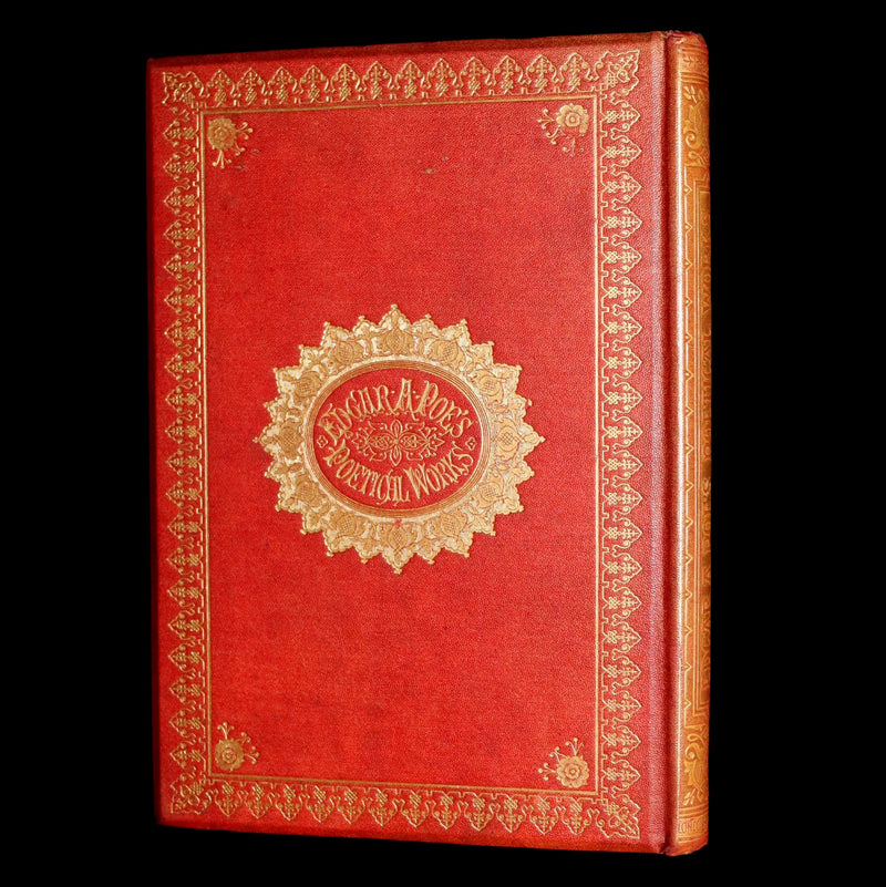 1866 Rare Book - The Poetical Works of Edgar Allan Poe, with Original Memoir