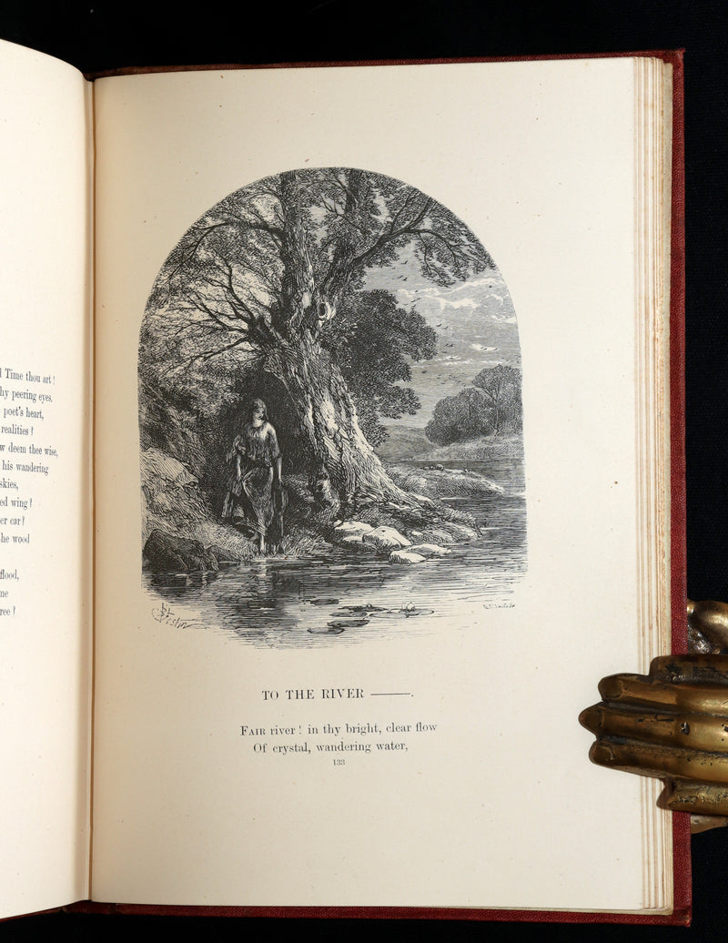 1866 Rare Book - The Poetical Works of Edgar Allan Poe, with Original Memoir