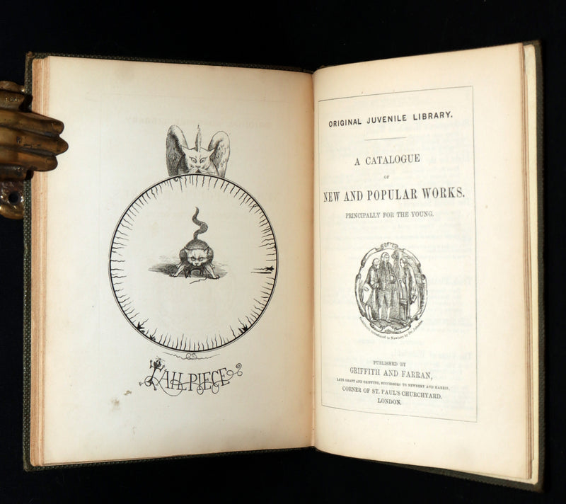 1860 Rare First Edition-The Nine Lives of a Cat, illustrated by Charles Bennett