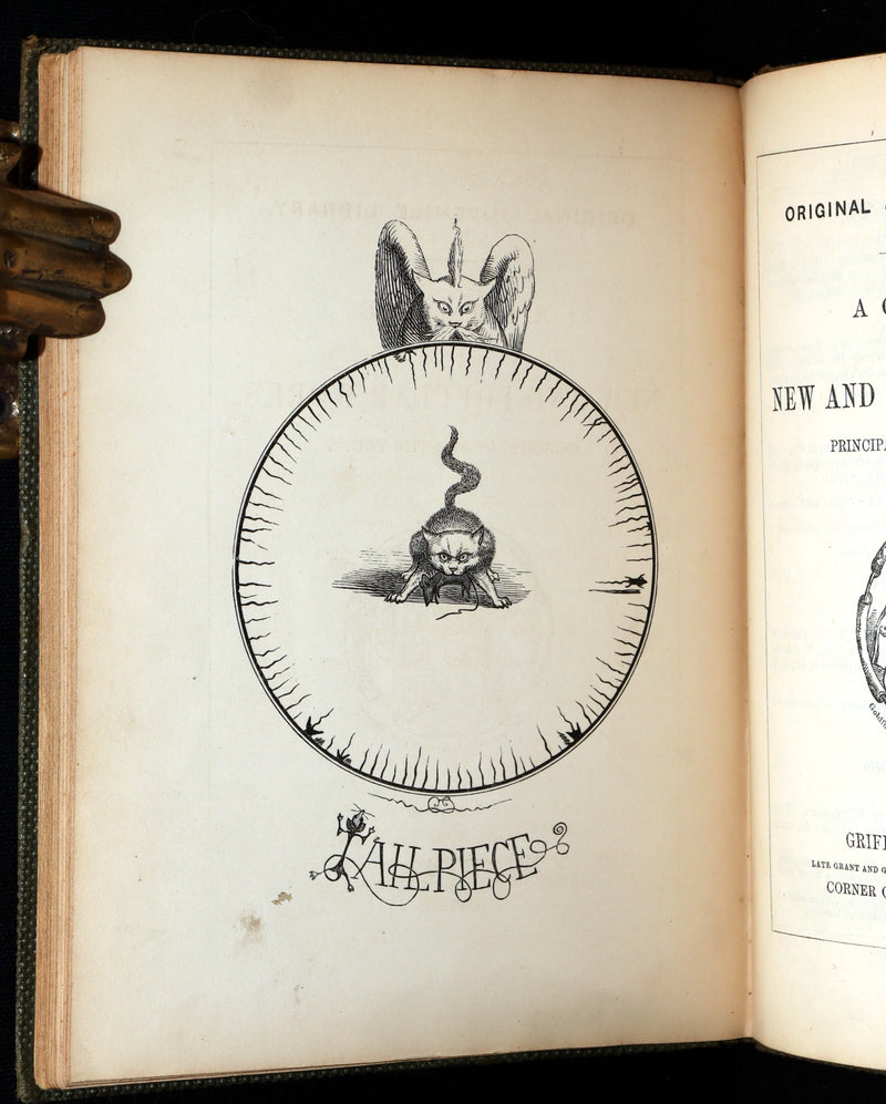 1860 Rare First Edition-The Nine Lives of a Cat, illustrated by Charles Bennett