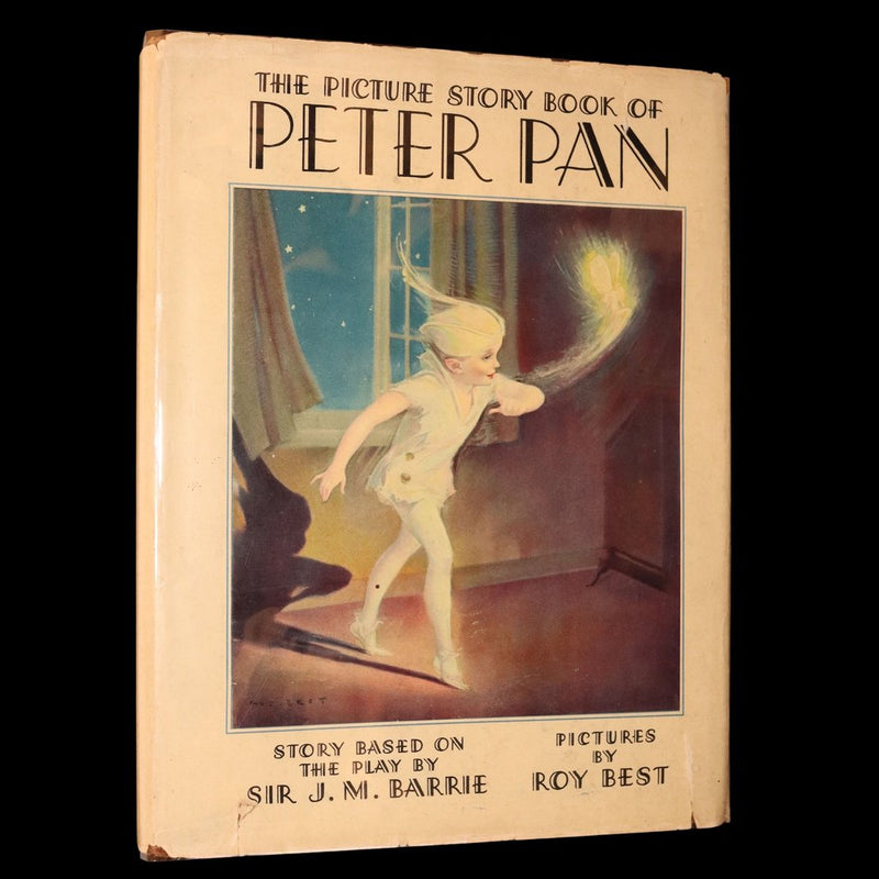 1931 Rare First Illustrated Edition by Roy Best -Picture Story Book of Peter Pan