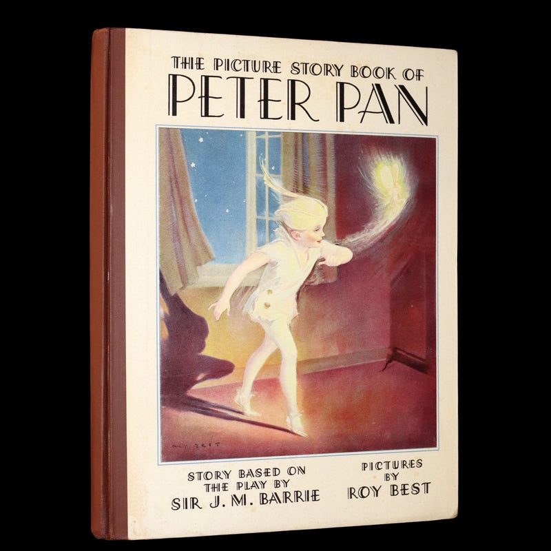 1931 Rare First Illustrated Edition by Roy Best -Picture Story Book of Peter Pan