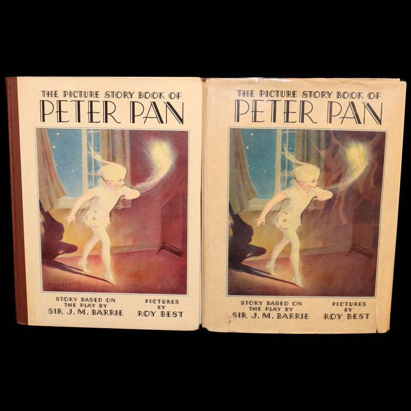 1931 Rare First Illustrated Edition by Roy Best -Picture Story Book of Peter Pan