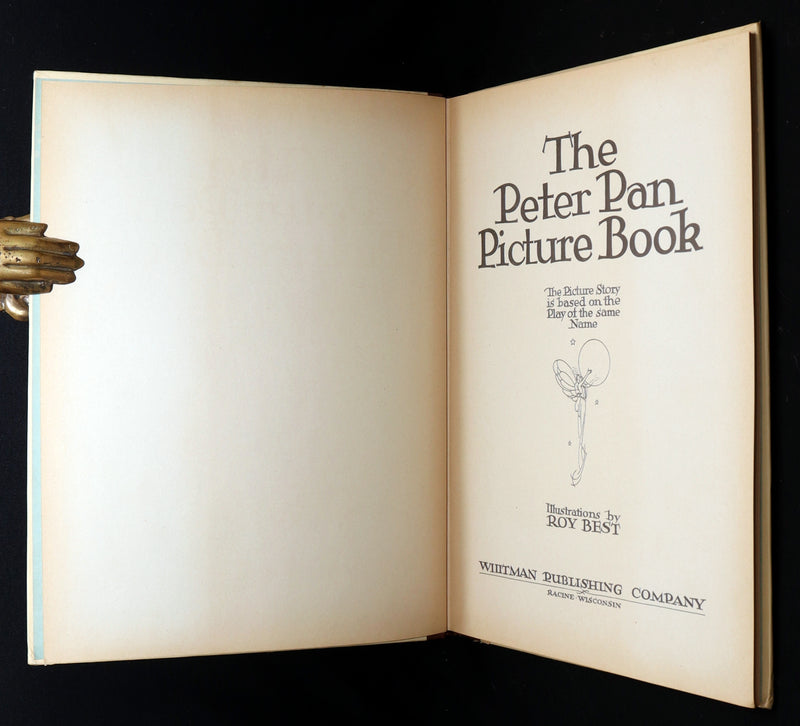 1931 Rare First Illustrated Edition by Roy Best -Picture Story Book of Peter Pan