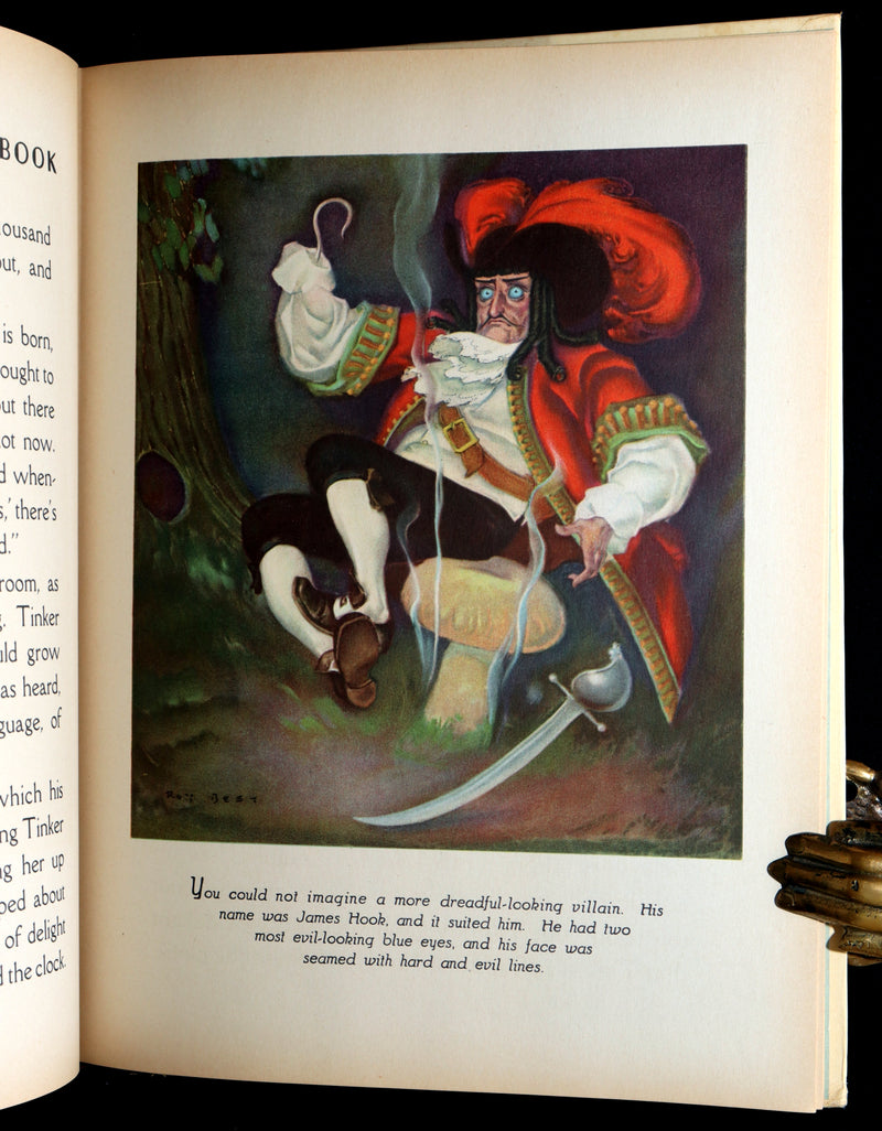 1931 Rare First Illustrated Edition by Roy Best -Picture Story Book of Peter Pan