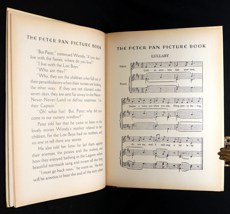 1931 Rare First Illustrated Edition by Roy Best -Picture Story Book of Peter Pan