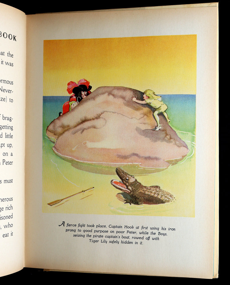 1931 Rare First Illustrated Edition by Roy Best -Picture Story Book of Peter Pan