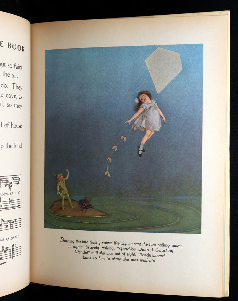 1931 Rare First Illustrated Edition by Roy Best -Picture Story Book of Peter Pan