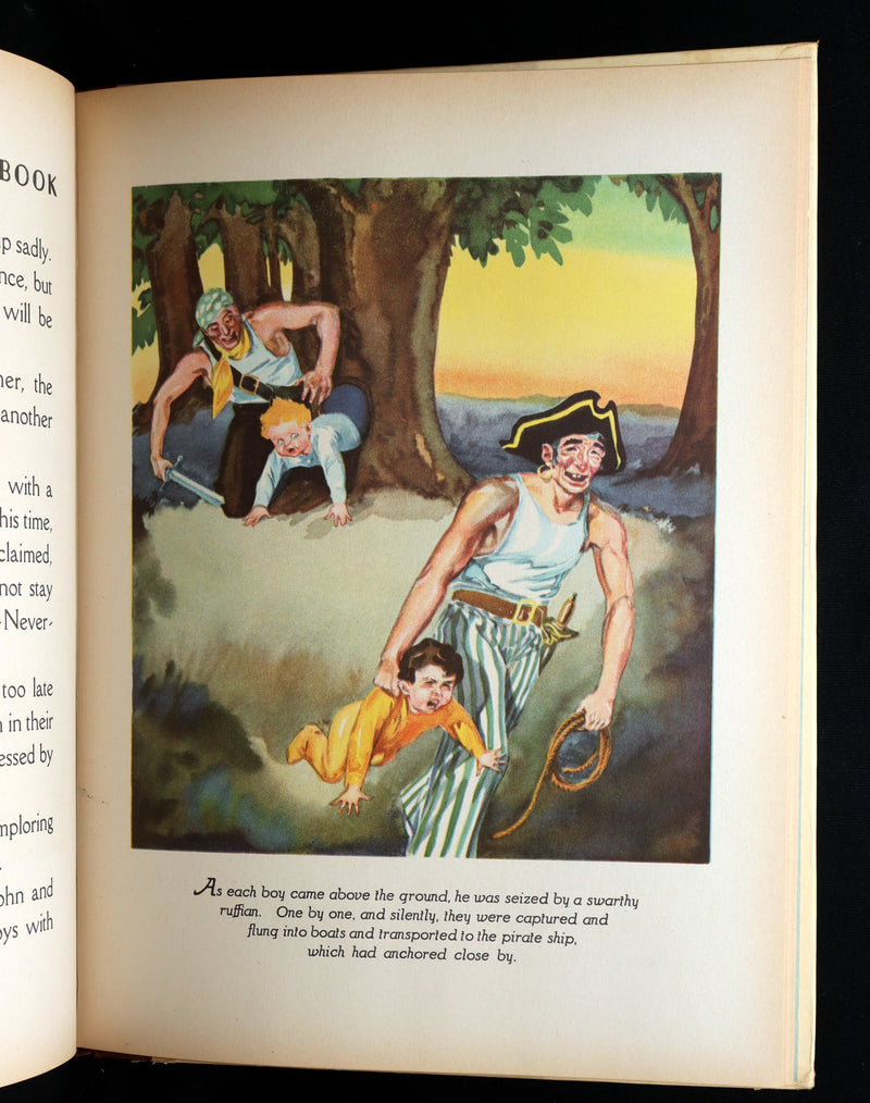 1931 Rare First Illustrated Edition by Roy Best -Picture Story Book of Peter Pan