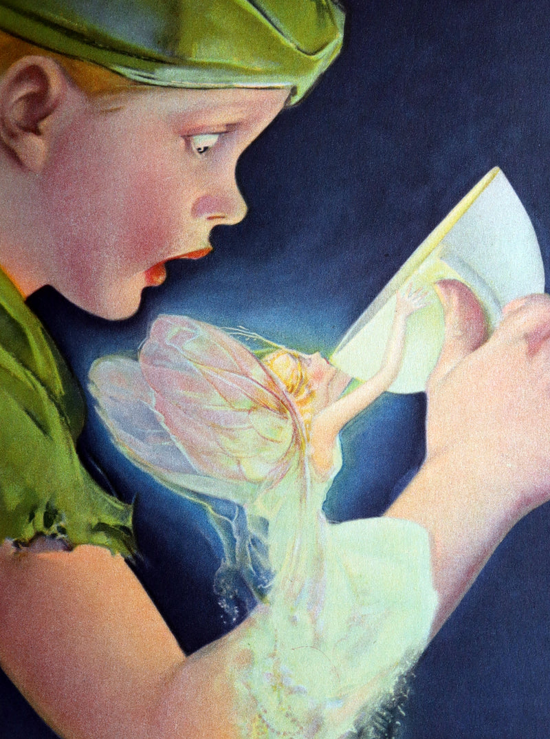 1931 Rare First Illustrated Edition by Roy Best -Picture Story Book of Peter Pan