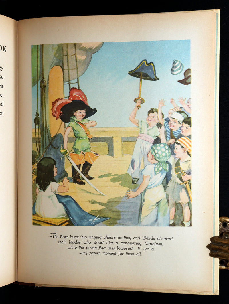 1931 Rare First Illustrated Edition by Roy Best -Picture Story Book of Peter Pan