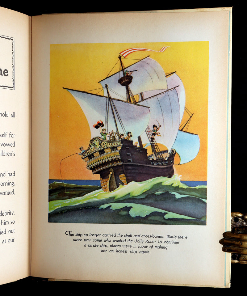 1931 Rare First Illustrated Edition by Roy Best -Picture Story Book of Peter Pan