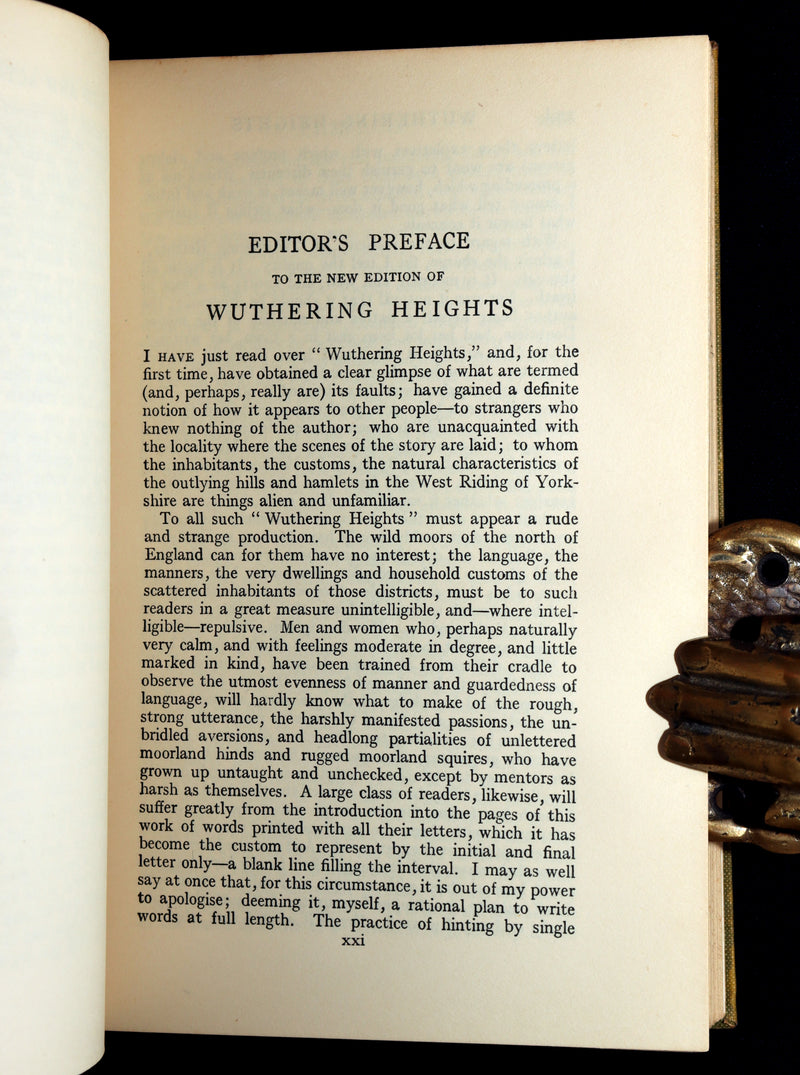 1922 Rare Book - Emily Bronte's Wuthering Heights illustrated by Edmund Dulac