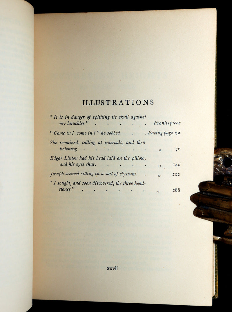 1922 Rare Book - Emily Bronte's Wuthering Heights illustrated by Edmund Dulac