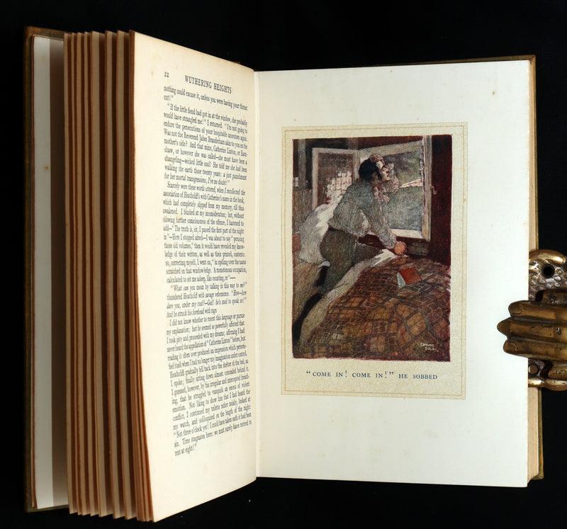 1922 Rare Book - Emily Bronte's Wuthering Heights illustrated by Edmund Dulac