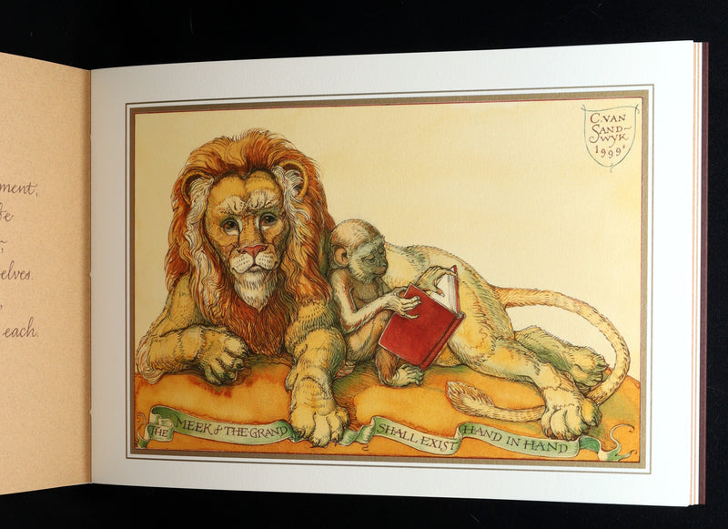 2021 Rare book - Animal Wisdom written and illustrated by Charles van Sandwyk