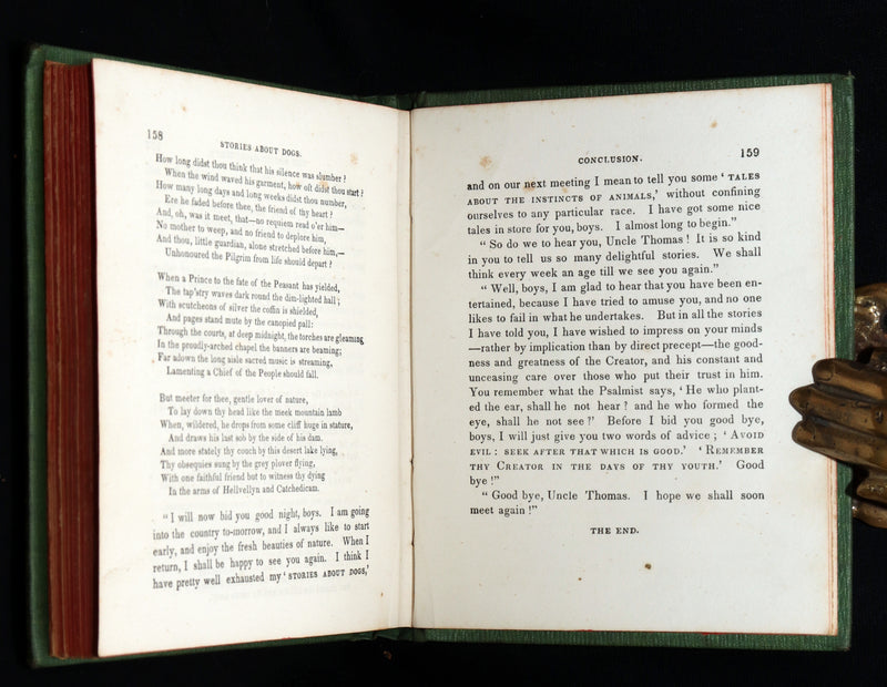 1850 Scarce Book - Stories About Dogs by Thomas Bingley and Thomas Landseer