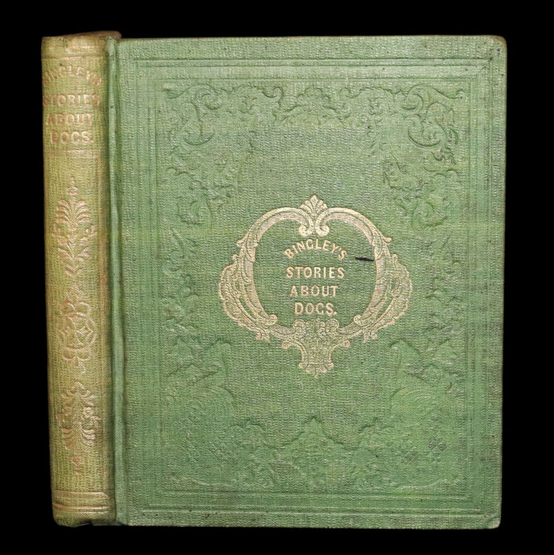 1850 Scarce Book - Stories About Dogs by Thomas Bingley and Thomas Landseer