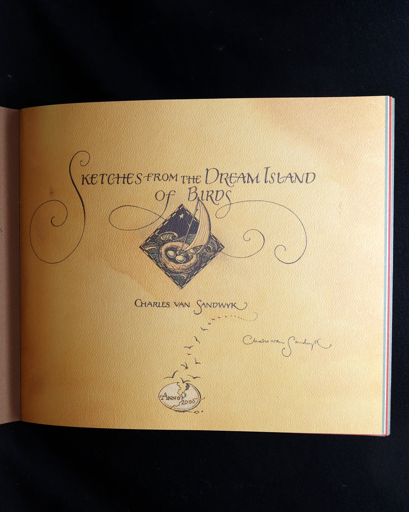 2005 Signed 1stED - Sketches from the Dream Island of Birds, Charles van Sandwyk