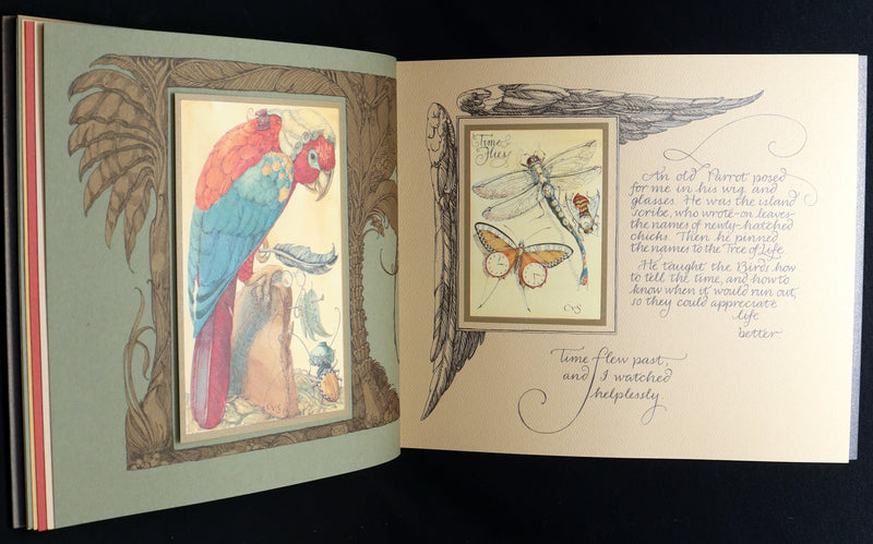 2005 Signed 1stED - Sketches from the Dream Island of Birds, Charles van Sandwyk