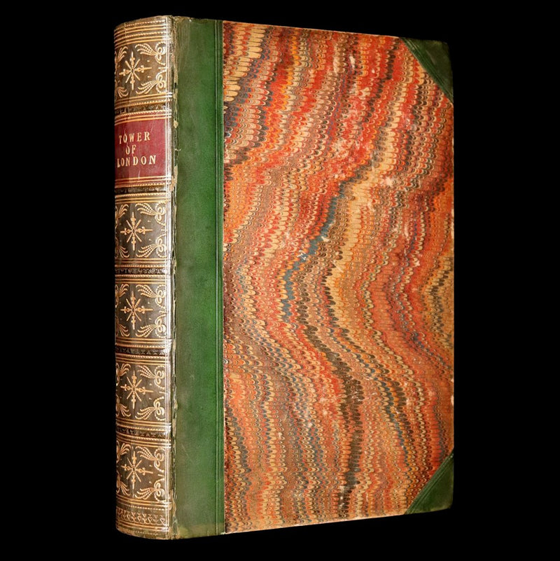 1854 Rare Book - The Tower of London, A Romance Illustrated by George Cruikshank