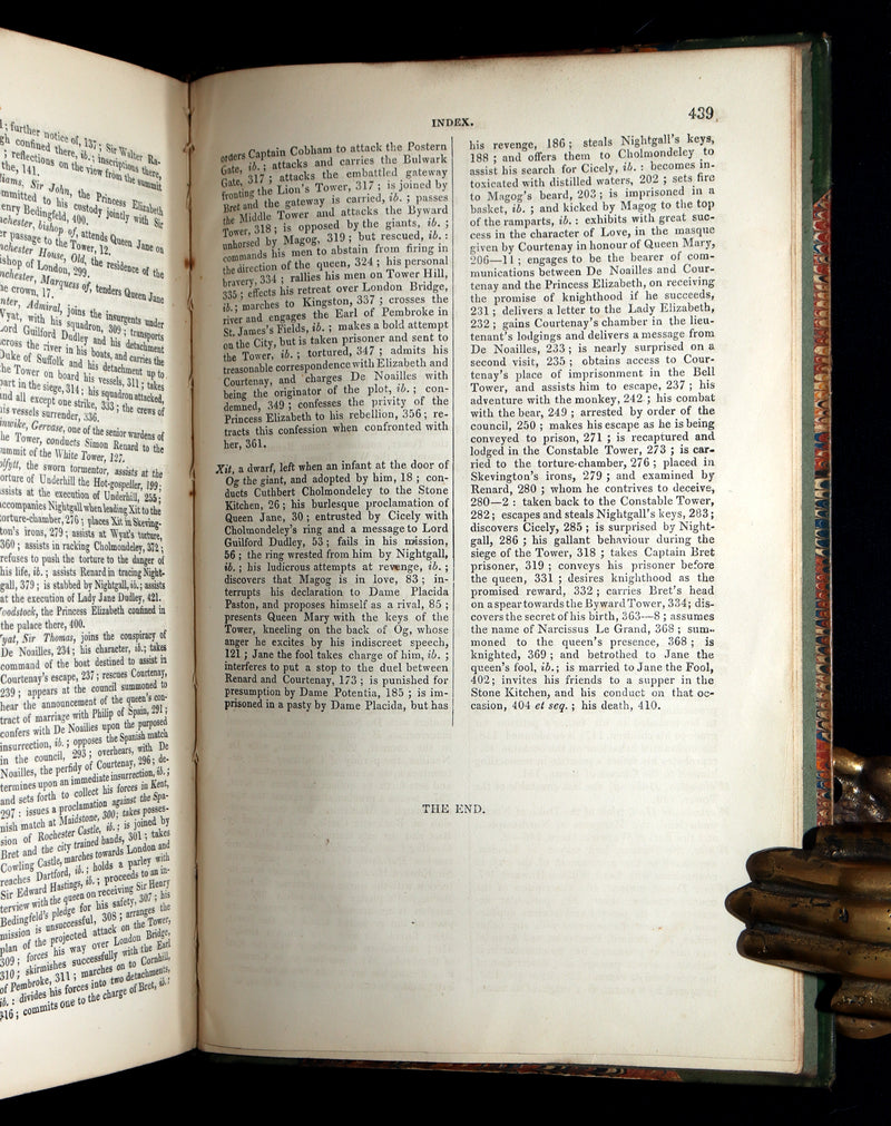 1854 Rare Book - The Tower of London, A Romance Illustrated by George Cruikshank