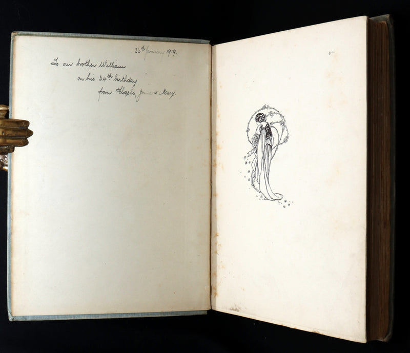 1914 Rare 1stED - Poems of William Morris by Pre-Raphaelite Florence Harrison