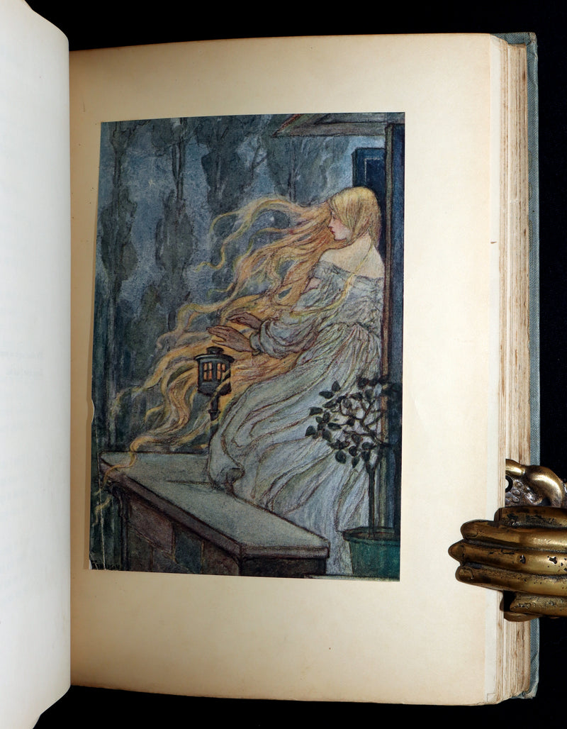 1914 Rare 1stED - Poems of William Morris by Pre-Raphaelite Florence Harrison