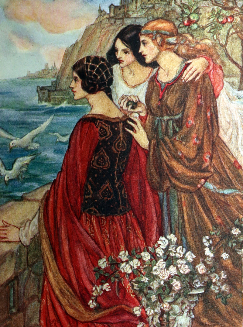 1914 Rare 1stED - Poems of William Morris by Pre-Raphaelite Florence Harrison