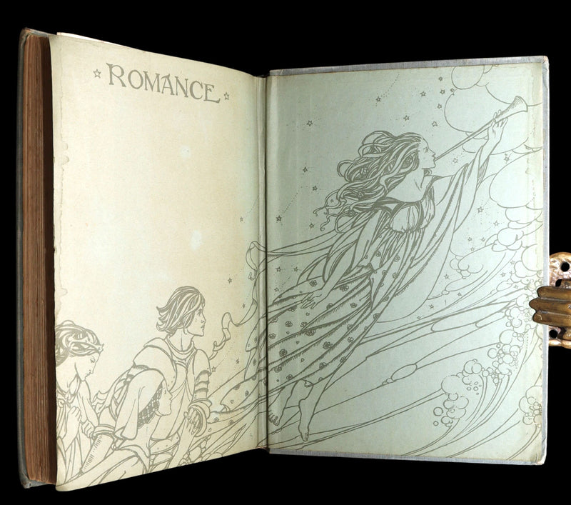 1914 Rare 1stED - Poems of William Morris by Pre-Raphaelite Florence Harrison