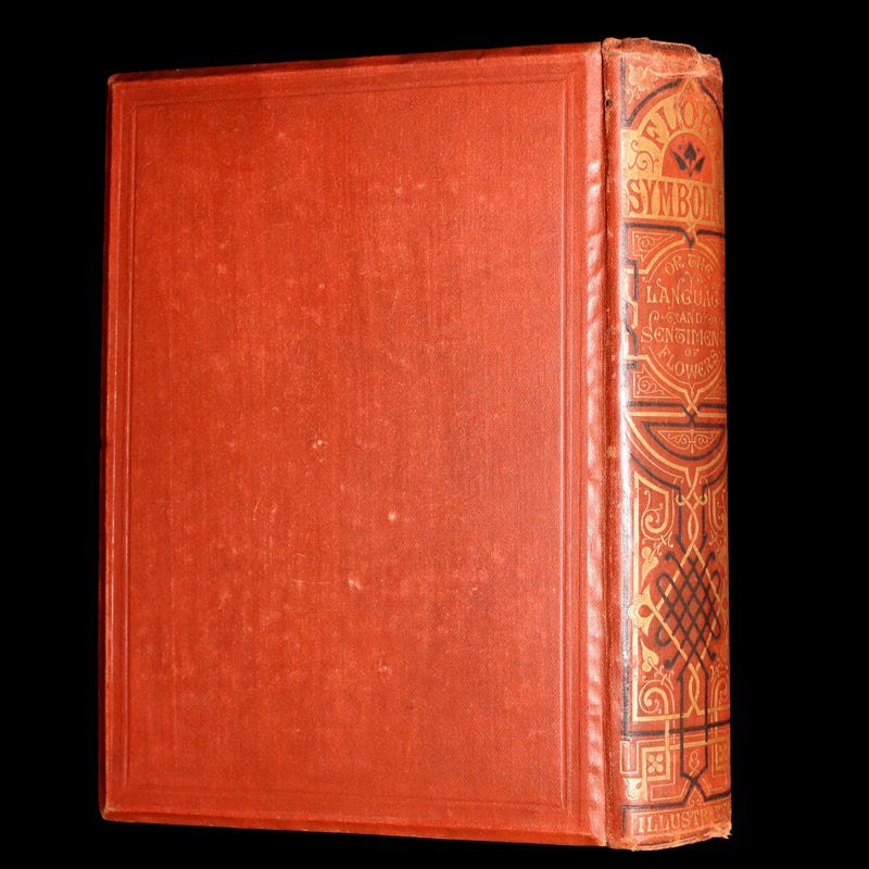 1870 Rare Victorian Floriography Book - Flora Symbolica, The Language of Flowers
