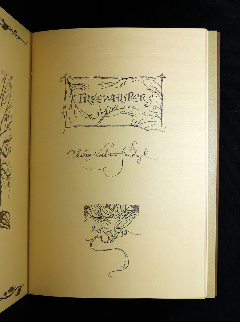 2015 Rare First Edition - Tree Whispers, Illustrated by Charles van Sandwyk