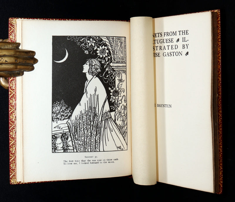 1922 Bayntun First Edition  Sonnets From the Portuguese Illustrated by L. Gaston