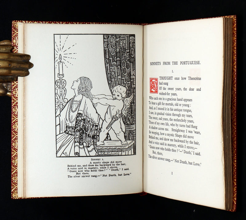 1922 Bayntun First Edition  Sonnets From the Portuguese Illustrated by L. Gaston