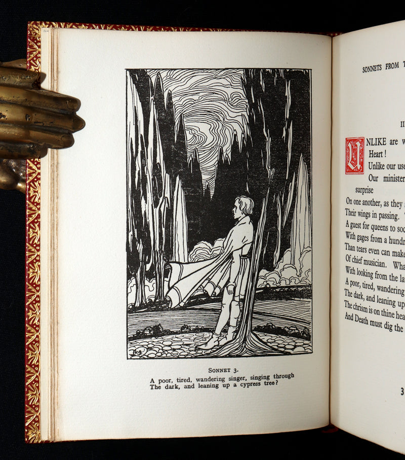 1922 Bayntun First Edition  Sonnets From the Portuguese Illustrated by L. Gaston
