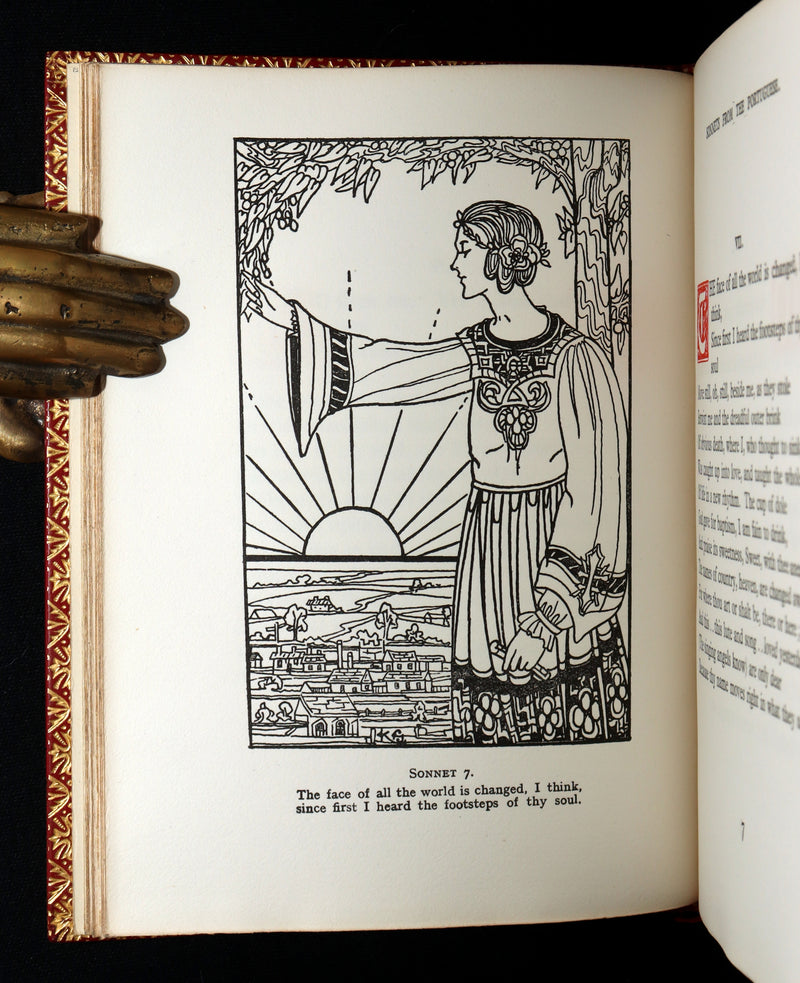 1922 Bayntun First Edition  Sonnets From the Portuguese Illustrated by L. Gaston