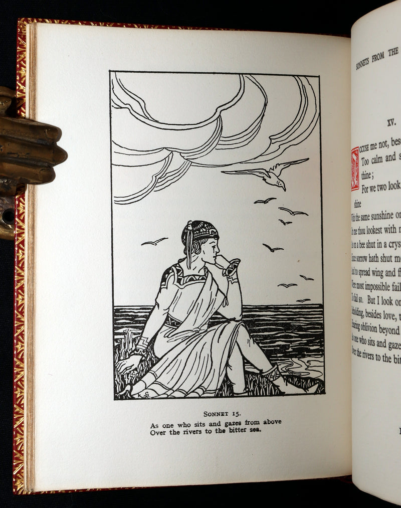 1922 Bayntun First Edition  Sonnets From the Portuguese Illustrated by L. Gaston