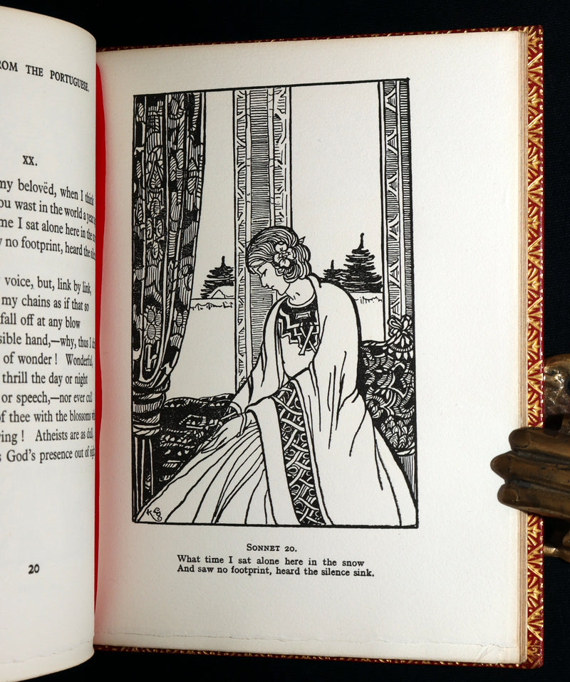 1922 Bayntun First Edition  Sonnets From the Portuguese Illustrated by L. Gaston